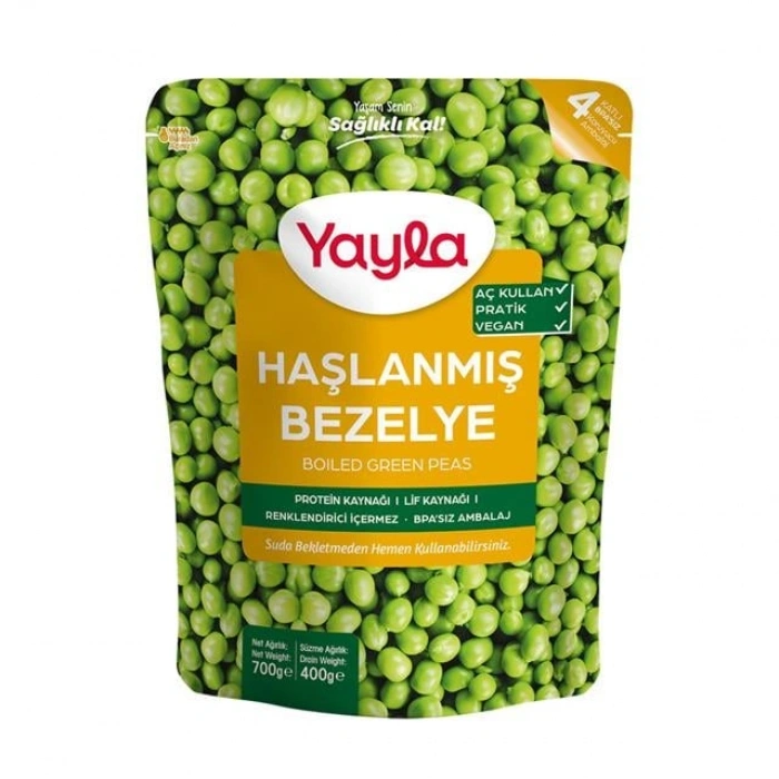 Hubrendy Bez Haşlanmış Bezelye 700gr 1 Adet