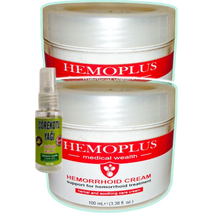 Hubrendy Bez Hemoplus Krem 100 ml x 2 adet + Çörek Otu Yağı 30 ml