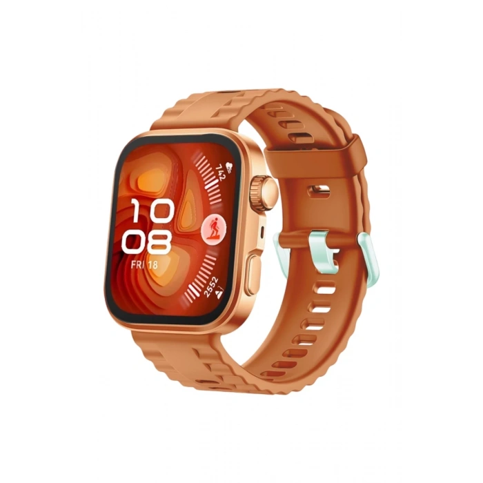 Hubrendy Bez Huawei Fit 4 Nova Silikon Kordon - Turuncu