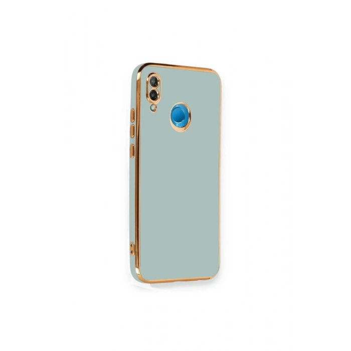Hubrendy Bez Huawei P20 Lite Kılıf Volet Silikon - Açık Yeşil