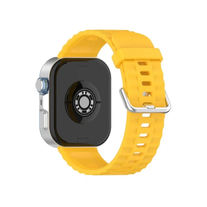 Hubrendy Bez Huawei Watch Fit 3 Klasik Kordon - Sarı