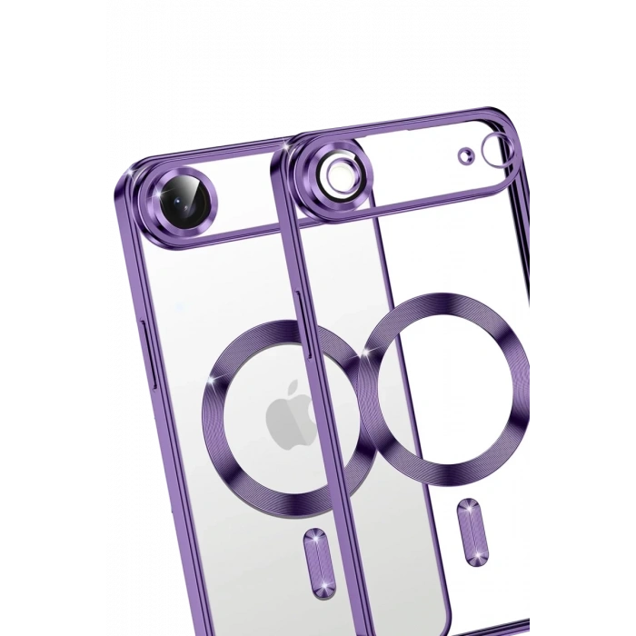 Hubrendy Bez Apple iPhone 17 Air Kross Magneticsafe Kapak - Mor