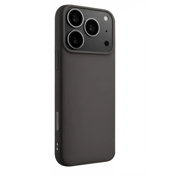 Hubrendy Bez Apple iPhone 17 Pro Max Nano içi Kadife Silikon - Gri