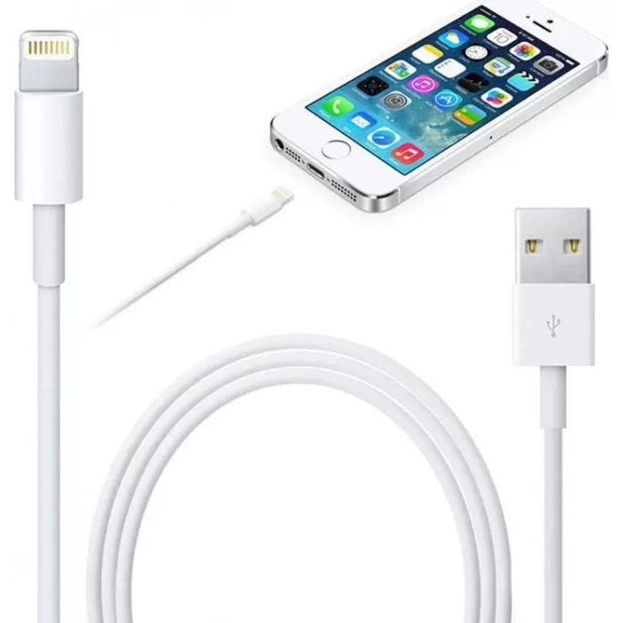 Hubrendy Bez iPhone Uyumlu İpad İpod Lightning 2.4A Hızlı Şarj Kablosu ve Data Kablosu 1