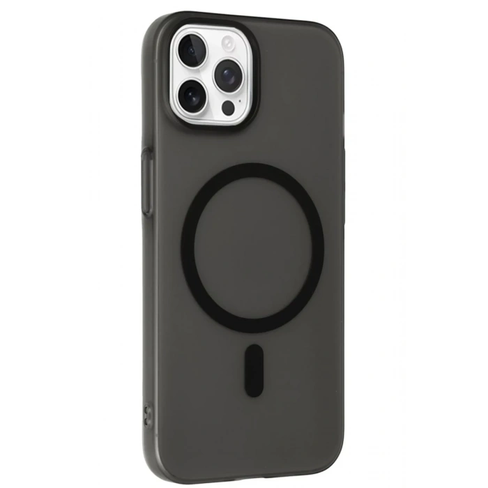 Hubrendy Bez Joko Apple iPhone 14 Pro Max Tuna PC Slim Magsafe Kapak - Siyah