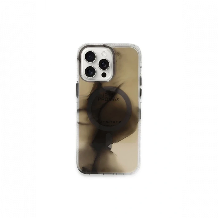 Hubrendy Bez Joko Apple iPhone 15 Pro Max Phantom Magsafe Kapak - Siyah