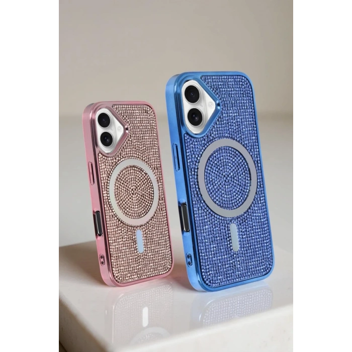 Hubrendy Bez Joko Apple iPhone 16 Helen Magsafe Kapak - Derin Mor