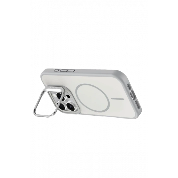 Hubrendy Bez Joko Apple iPhone 16 Pro Max Flexa Magsafe Kapak - Beyaz