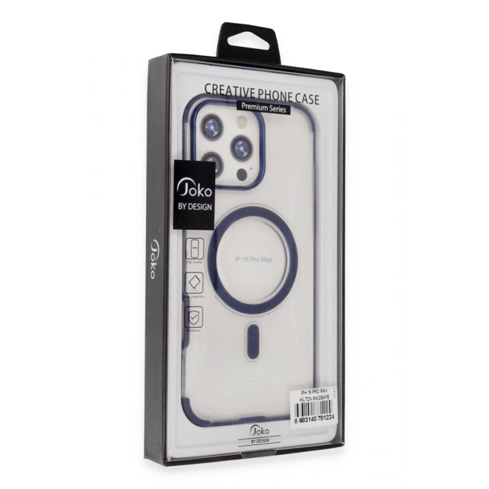 Hubrendy Bez Joko Apple iPhone 16 Pro Max Hilton Magsafe Kapak - Siyah