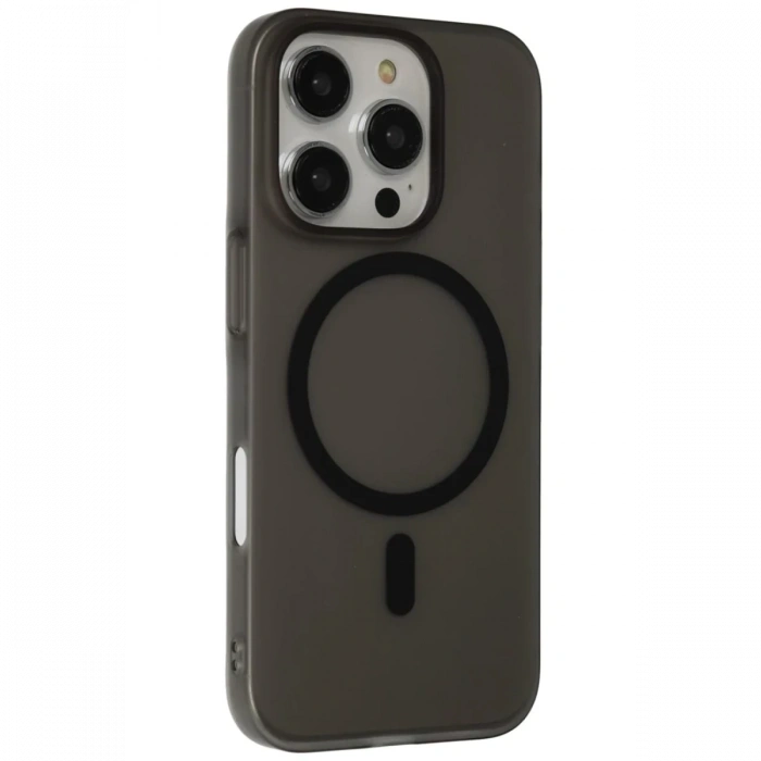 Hubrendy Bez Joko Apple iPhone 16 Pro Tuna PC Slim Magsafe Kapak - Siyah
