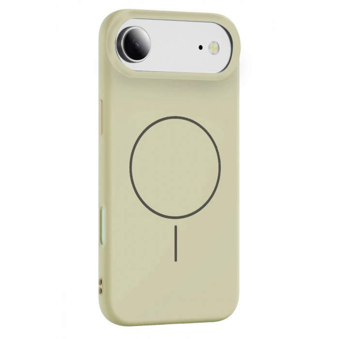 Hubrendy Bez Joko Apple iPhone 17 Air Jully Magsafe Kapak - Bej