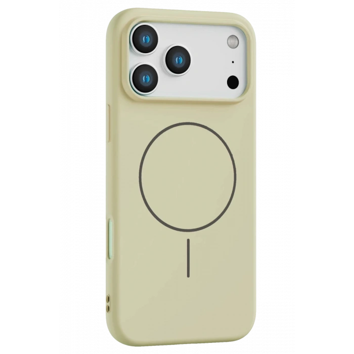 Hubrendy Bez Joko Apple iPhone 17 Pro Max Jully Magsafe Kapak - Bej