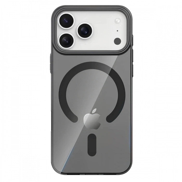 Hubrendy Bez Joko Apple iPhone 17 Pro Max PC Blank Magsafe Kapak - Siyah