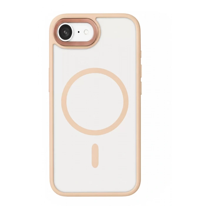 Hubrendy Bez Joko Apple iPhone 17E Terea Magsafe Kapak - Pembe