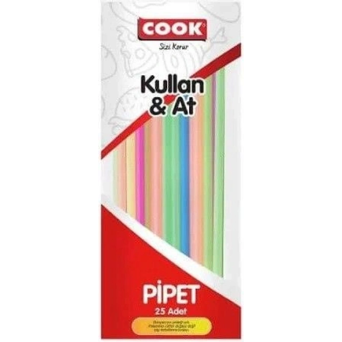 Hubrendy Bez Kalın Körüklü Jelatinli Pipet 25 li