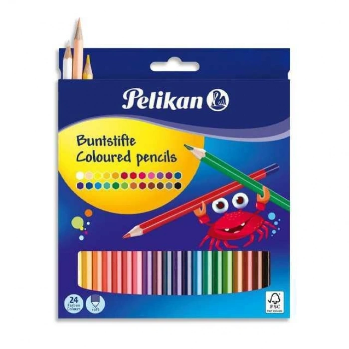 Hubrendy Bez Kuru Boya Kalemi 24lü Kutu