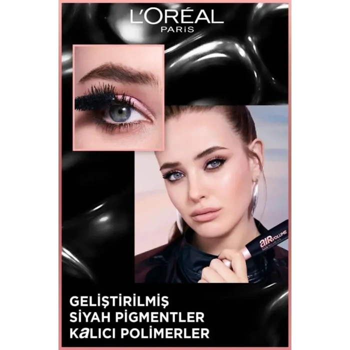 Hubrendy Bez LOreal Air Mega Black Hacim Veren Maskara