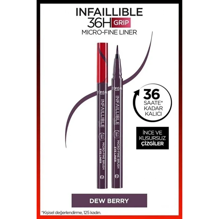 Hubrendy Bez LOreal Infaillible 36H Micro Eyeliner - 04 Dew Berry
