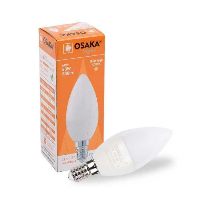 Hubrendy Bez Led015 E14 6W Buji Günışığı Led Ampul 1 Adet