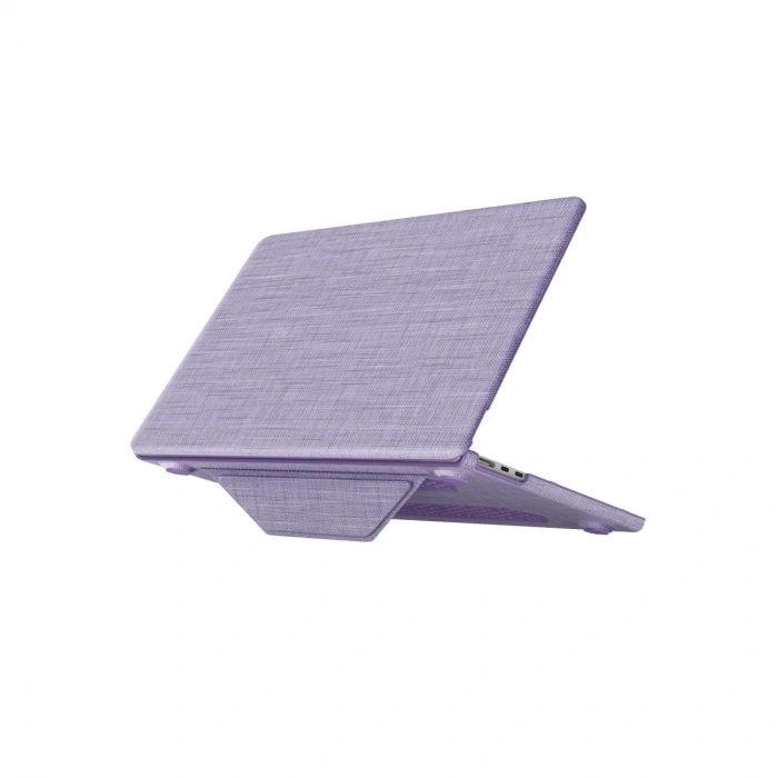 Hubrendy Bez Macbook Air 15 2023 Macbook Kumaş Kapak - Mor