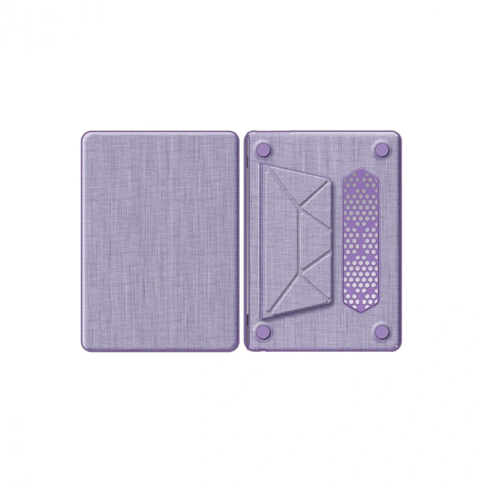 Hubrendy Bez Macbook Air 15 2023 Macbook Kumaş Kapak - Mor
