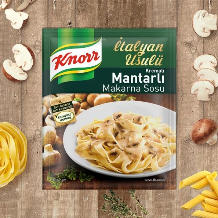 Hubrendy Bez Makarna Sos Kremalı Mantar 52Gr 1 Adet