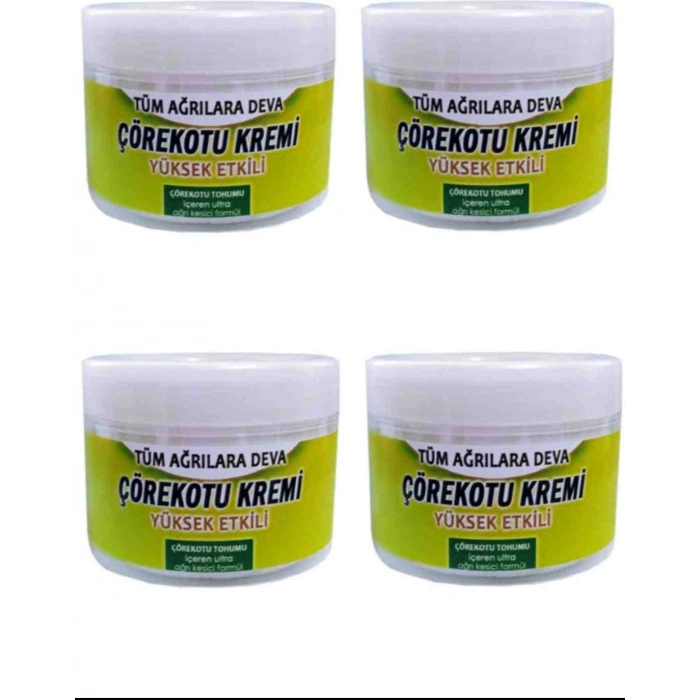 Hubrendy Bez Mem Çörek Otu Kremi 100ml - 4 Adet Set