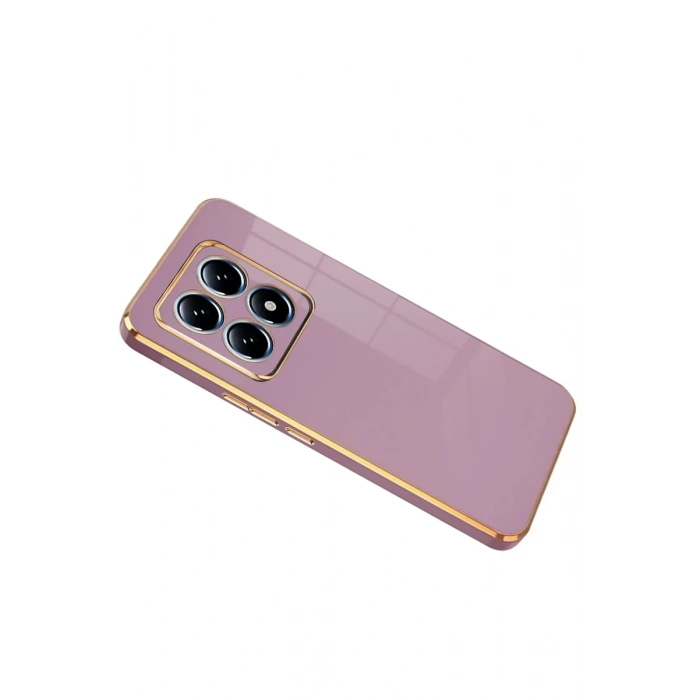 Hubrendy Bez Xiaomi Mi 14T Pro Volet Silikon - Mor