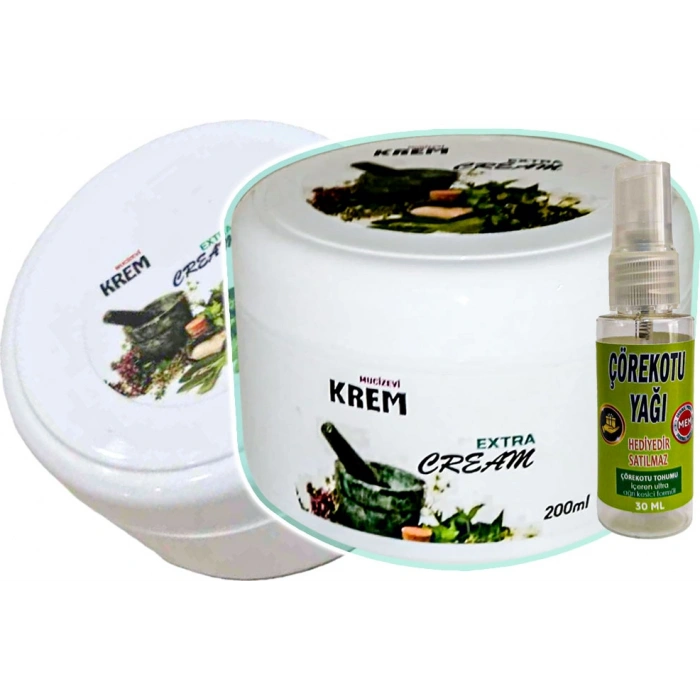 Hubrendy Bez Mucizevi Krem 2 Adet 125 ml + Çörek Otu Yağı Yağı 30 ml