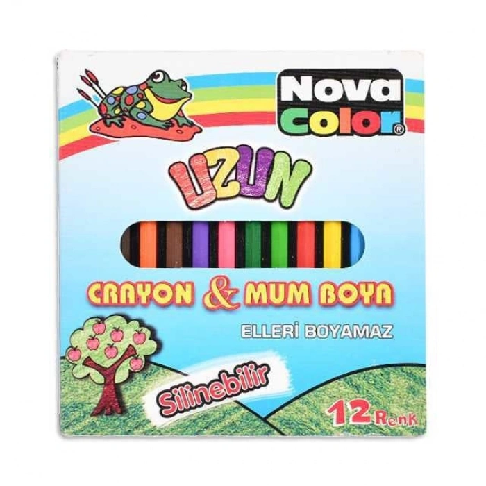 Hubrendy Bez Nc-2112 12 li Uzun Mum Boya