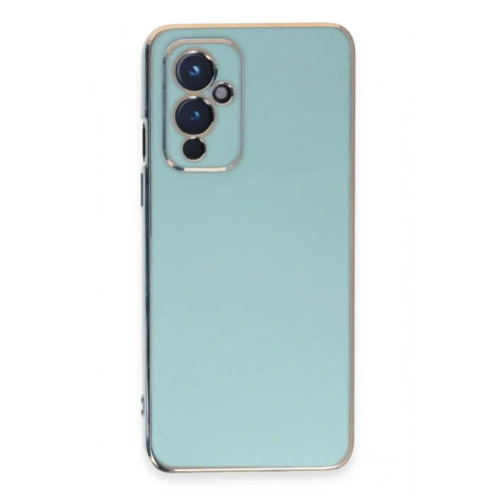 Hubrendy Bez One Plus 9 Kılıf Volet Silikon - Açık Yeşil