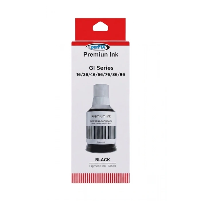 Hubrendy Bez perFIX Canon  PF GI-46B - GI-56B Siyah Dye  Şişeli   Mürekkep 170ml