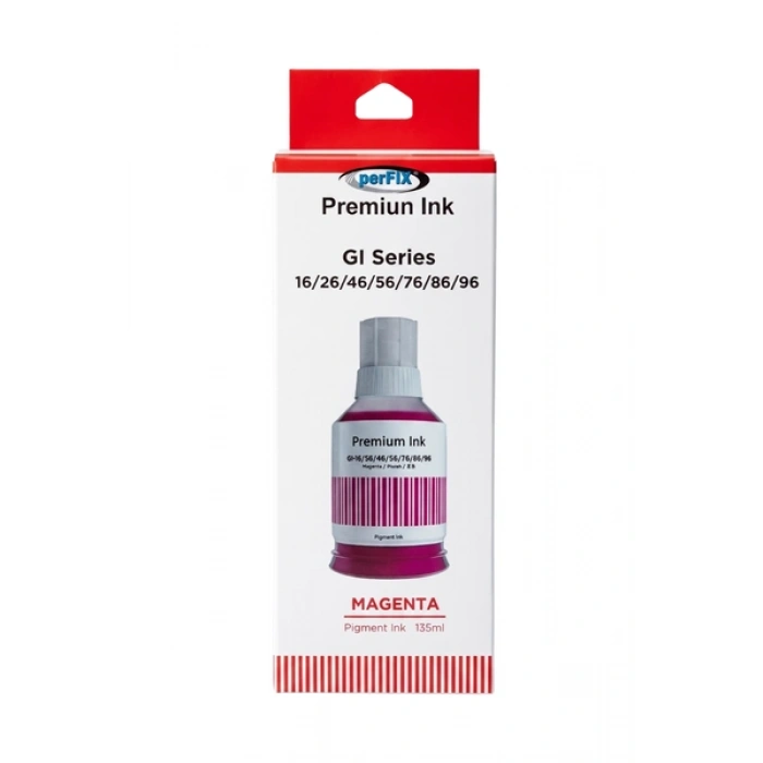 Hubrendy Bez perFIX Canon  PF GI-46M - GI-56M Kırmızı Şişeli   Mürekkep 130ml