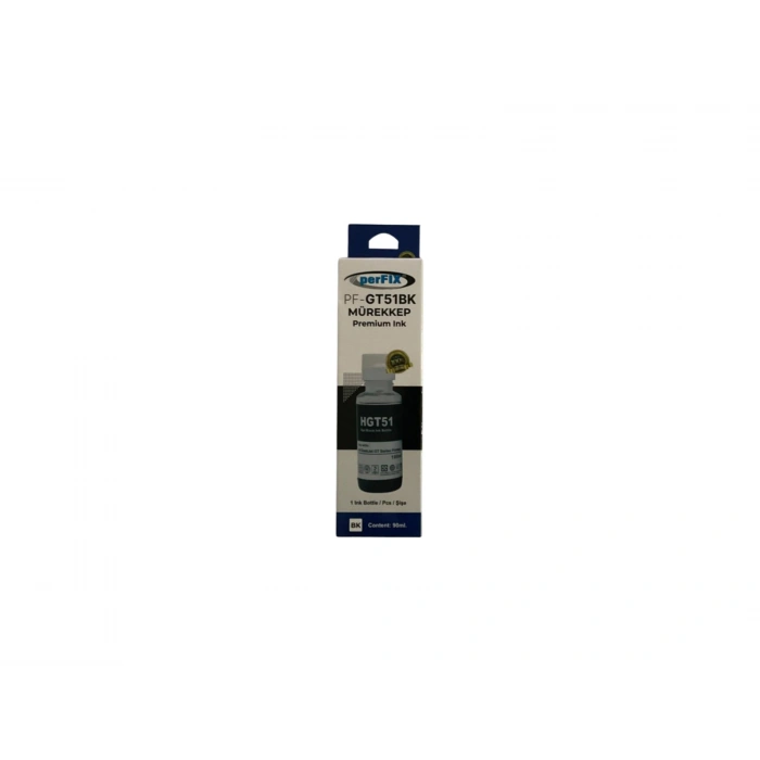 Hubrendy Bez perFIX Hp GT51BK X4E40Ae Siyah Şişeli Mürekkep  90ml