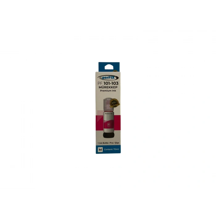 Hubrendy Bez perFIX PF T103M  Kırmızı Şişeli Mürekkep (70 ml )