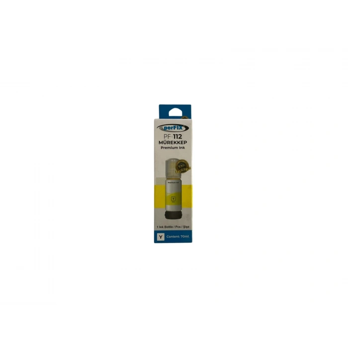 Hubrendy Bez perFIX PF T112Y  Sarı Şişeli Mürekkep (70 ml )