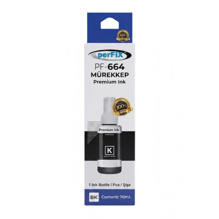 Hubrendy Bez perFIX PF T6731  Siyah Şişeli Mürekkep (70 ml )