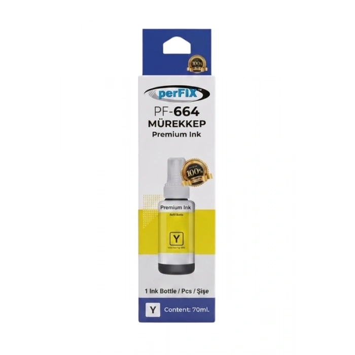 Hubrendy Bez perFIX PF T6733  Kırmızı  Şişeli Mürekkep (70 ml )