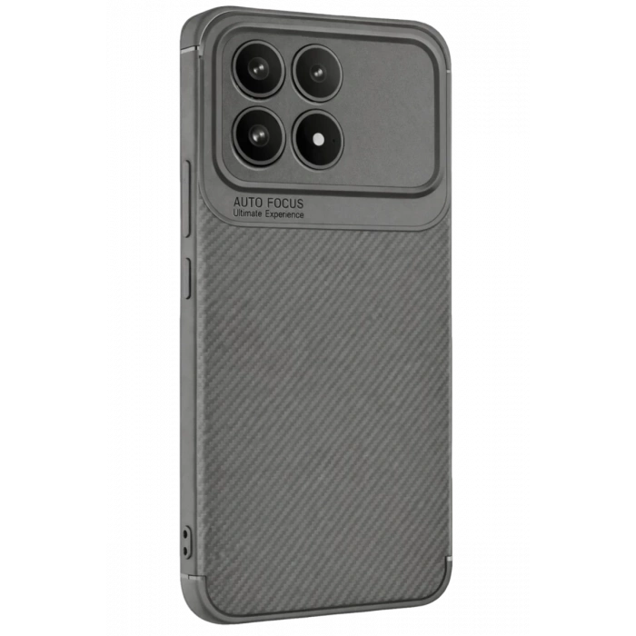 Hubrendy Bez Xiaomi Poco F8 Pro Auto Focus Karbon Kapak - Gri