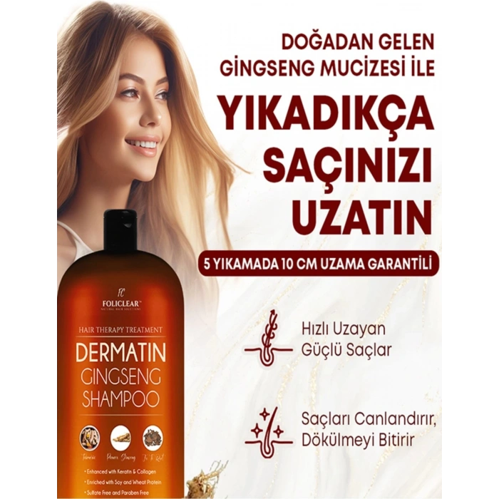 Hubrendy Bez Policlear Dermatin Gingseng Şampuan