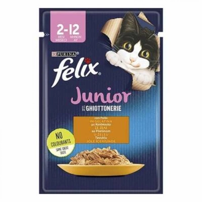 Hubrendy Bez Pouch Junior Tavuklu Yavru Kedi Konservesi 85 Gr