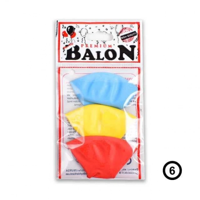 Hubrendy Bez Premium 1000 Balon Çeşitleri 1 Adet