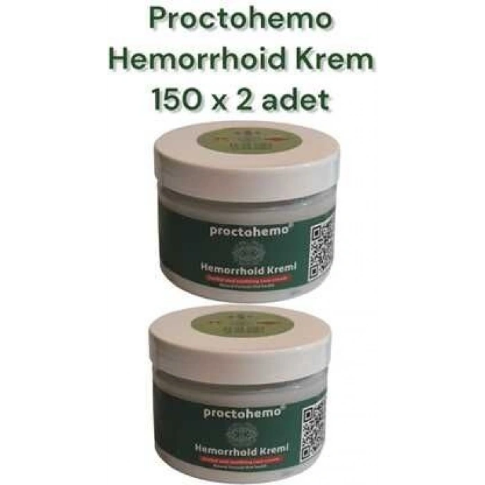 Hubrendy Bez Proctohemo Hemorrhoid Kremi 150 ml 2 Adet