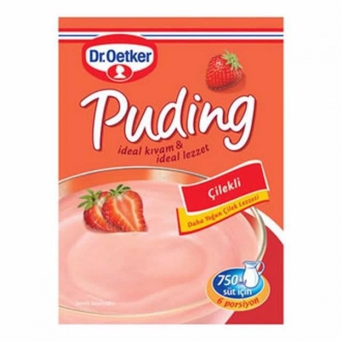 Hubrendy Bez Puding 120 gr Çilek Klasik 1 Adet