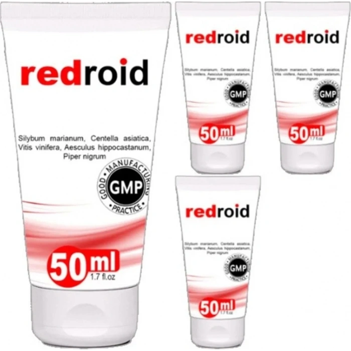 Hubrendy Bez Redroid 4 Adet Masaj Kremi 50 ml Özel Krem