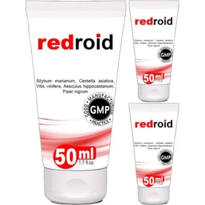 Hubrendy Bez Redroid Bakım Masaj Kremi 3X50 ml