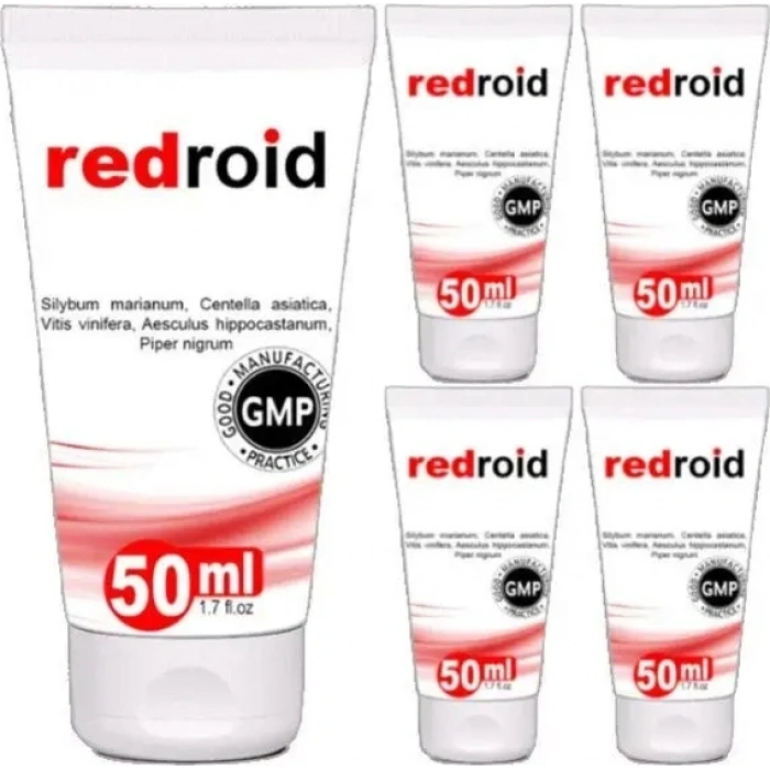Hubrendy Bez Redroid Bakım Masaj Kremi 5X50 ml