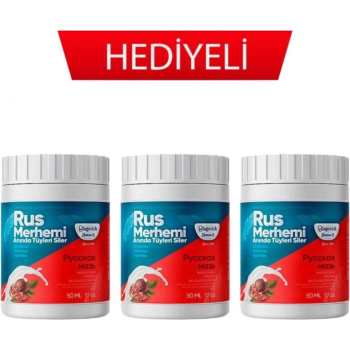 Hubrendy Bez Rus Merhemi 3 Kutu Orjinal Bandrollü