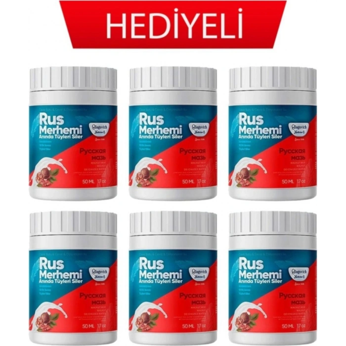 Hubrendy Bez Rus Merhemi 6 Kutu Orjinal Bandrollü