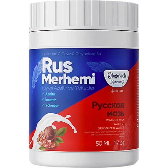 Hubrendy Bez Rus Merhemi Tüy Dökücü 50ML 2ADET